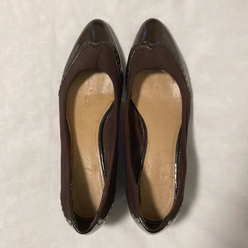 Brown Circa Joan and David spectator wedges size 10